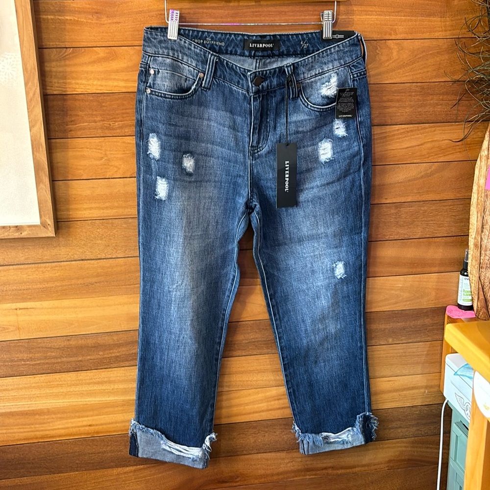 LIVERPOOL “The Crop Boyfriend” Jeans
